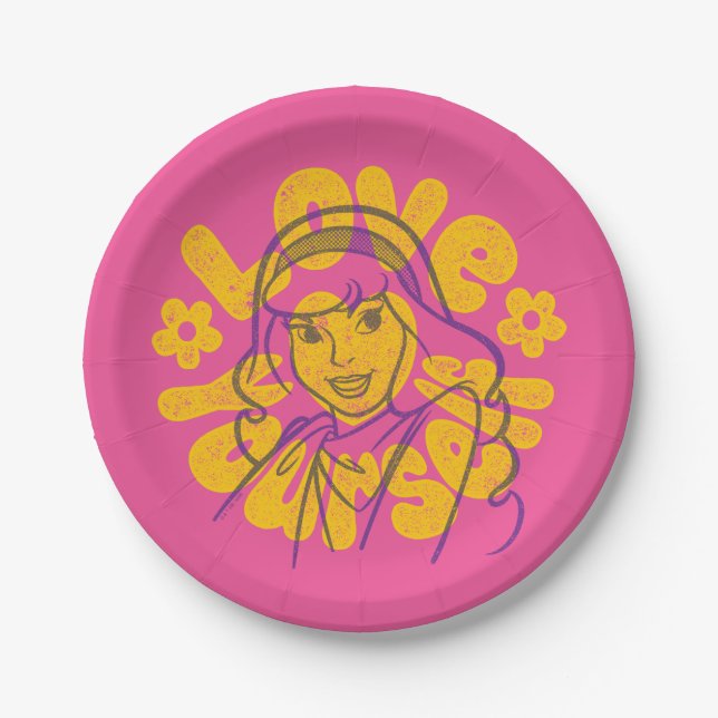 Plato De Papel Scooby-Doo | Daphne Love You (Anverso)