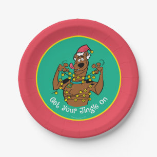 Plato De Papel Scooby-Doo "Entra Tu Canción"