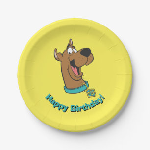 Plato De Papel Scooby-Doo Happy Face