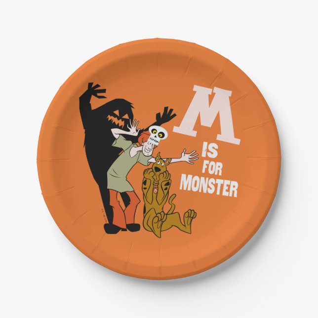 Plato De Papel Scooby-Doo | M es para Monster (Anverso)