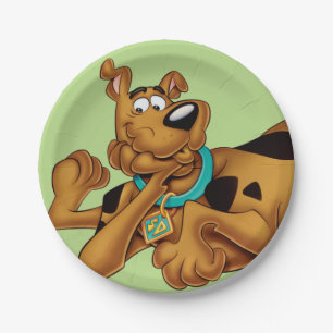 Plato De Papel Scooby-Doo que se acuesta
