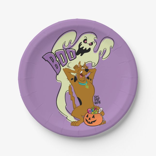 Plato De Papel Scooby-Doo | Scooby-Doo Boo (Anverso)