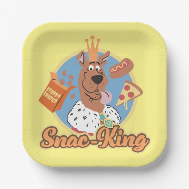Plato De Papel Scooby-Doo Snac-King (Anverso)