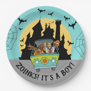 Plato De Papel Scooby-Doo Spooktacular Halloween Baby Shower