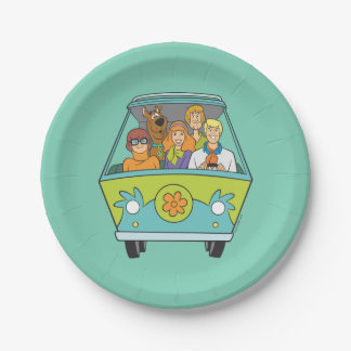 Plato De Papel Scooby-Doo y la máquina de misterio de pandillas
