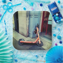 Plato De Papel Scooter