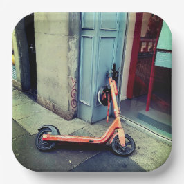 Plato De Papel Scooter
