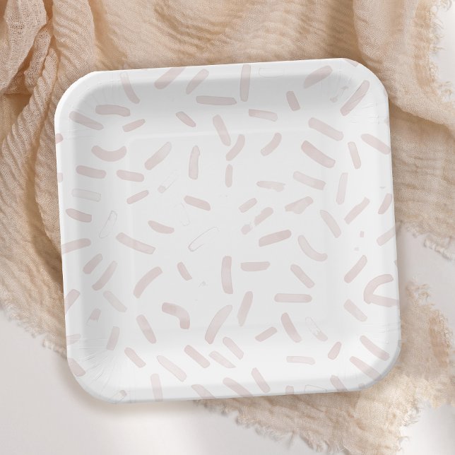 Plato De Papel Se le ha escogido la ducha de fresa para novias (Subido por el creador)