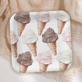 Plato De Papel Se le ha escogido la ducha nupcial napolitana