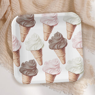 Plato De Papel Se le ha escogido la ducha nupcial napolitana