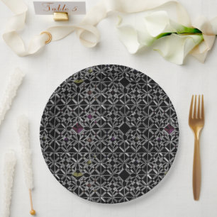 Plato De Papel Se unió a la placa de papel de la encrucijada