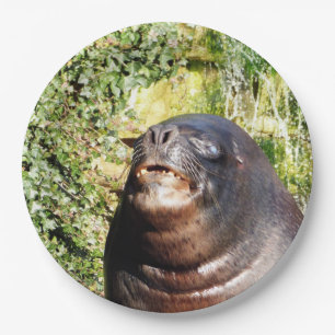 PLATO DE PAPEL SEA LION