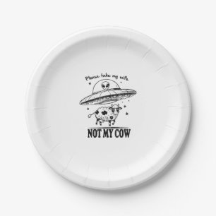 Plato De Papel Secuestro de extranjeros, no humor de mi vaca para