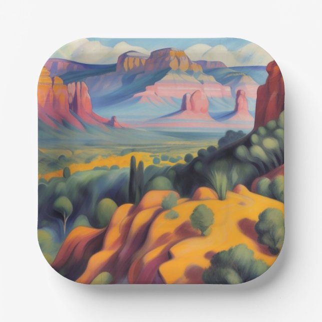 Plato De Papel Sedona, Arizona (Anverso)