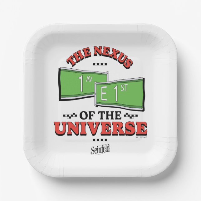 Plato De Papel Seinfeld | El nexo del universo (Anverso)