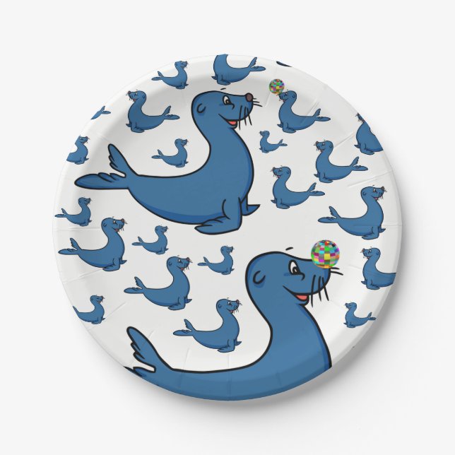 Plato De Papel Sello de placas de papel (Anverso)