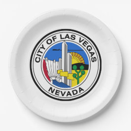 Plato De Papel Sello urbano de Las Vegas (Nevada)
