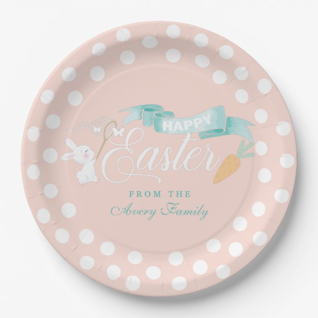 Plato De Papel Semana Santa personalizada (Anverso)