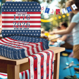 Plato De Papel Semiquincentennial Stars Stripes America 1776 2026