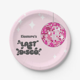 Plato De Papel Señal de bienvenida a la despedida de soltera, Últ