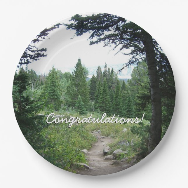 Plato De Papel Sendero Grand Teton (Anverso)
