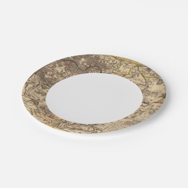 Plato De Papel Senlis Francia (Angular)