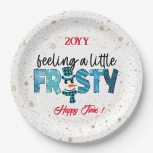 Plato De Papel Sensación De Un Personalizar Un Poco Frío