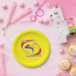 Plato De Papel Ser activo