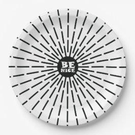 Plato De Papel Ser agradable