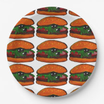 Servilleta para fiesta de cumpleaños de hamburgues