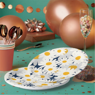 Plato De Papel Servilletas de fiesta de jardín con estampado flor