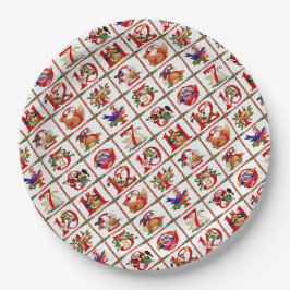 Plato De Papel Servilletas de papel de estampado de colcha de los