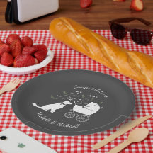 Sexo neutral de Baby Shower para perro con un perr