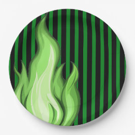 Plato De Papel Shadow Ball Dark Fantasy Party | green Paper Cup