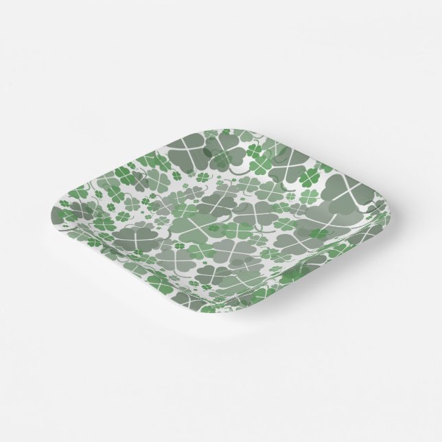 Plato De Papel Shamrock (Angular)