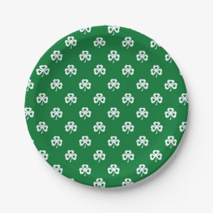 Plato De Papel Shamrock