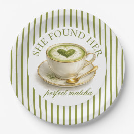 Plato De Papel She Found Her Perfect Matcha Bridal Shower 