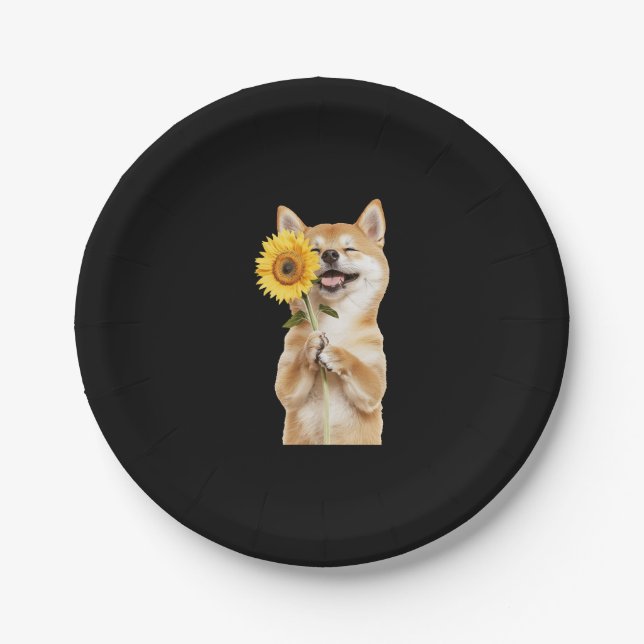Plato De Papel Shiba Inu   (Anverso)