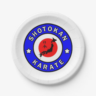 Plato De Papel Shotokan Karate