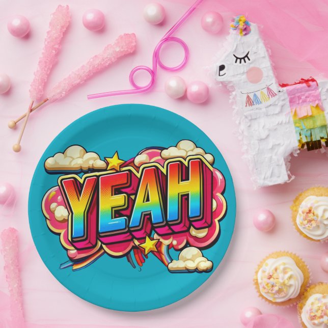 Plato De Papel ¡Sí, placas de papel! (Fiesta)