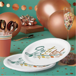 Plato De Papel Siempre agradecido