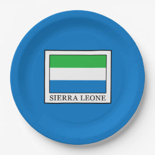 Plato De Papel Sierra Leona
