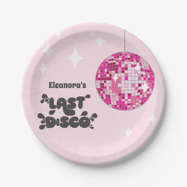 Plato De Papel Signo de bienvenida de la fiesta de la soltera, úl (Anverso)