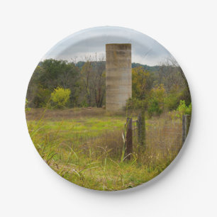 Plato De Papel Silo de país