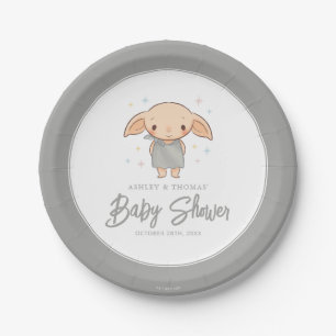 Plato De Papel Simple Harry Potter - Cumpleaños de Dobby