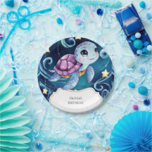 Simple Under the Sea Boho Turtle Birthday