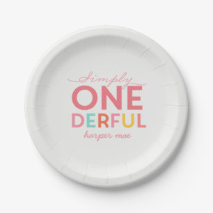 PLATO DE PAPEL SIMPLEMENTE ONEDEROSO MARAVILLOSO