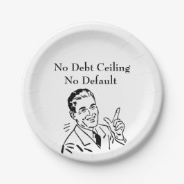 Plato De Papel Sin límite máximo de deuda, sin impago