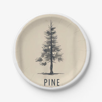 Plato De Papel Single Pine Tree Outfit