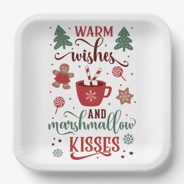 Plato De Papel Sip & Savor the Season's Sweetness (Anverso)